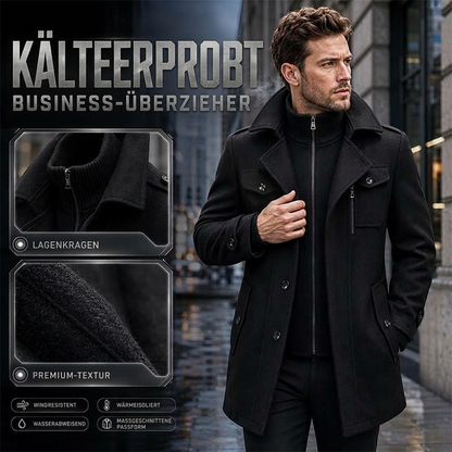 🎉🎉 50% Rabatt + Gratis Versand✈💥 Klassischer mittellanger Slim-Fit-Mantel für Herren
