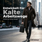 🎉🎉 50% Rabatt + Gratis Versand✈💥 Klassischer mittellanger Slim-Fit-Mantel für Herren