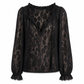 📢🎉50%Rabatt!!!🛍️✨Elegante, locker sitzende Langarm-Spitzenpullover-Bluse für Damen