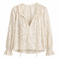 📢🎉50%Rabatt!!!🛍️✨Elegante, locker sitzende Langarm-Spitzenpullover-Bluse für Damen