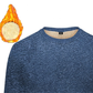 📢📢50% Rabatt!!! 🎉✨ Herren Fleece-gefüttertes Rundhals-Sweatshirt