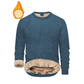 📢📢50% Rabatt!!! 🎉✨ Herren Fleece-gefüttertes Rundhals-Sweatshirt