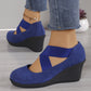 📢📢50%Rabatt!!!🎉✨Damen Keilballerinas, Slip-On Komfortschuhe