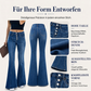 📢🎉50%Rabatt!!!🛍️✨Damen-Hochbund-Stretch-Schlagjeans