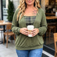 📢🎉50%Rabatt!!!🛍️✨Kariertes Strickoberteil für Damen im Layering-Look