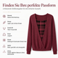 📢🎉50%Rabatt!!!🛍️✨Kariertes Strickoberteil für Damen im Layering-Look