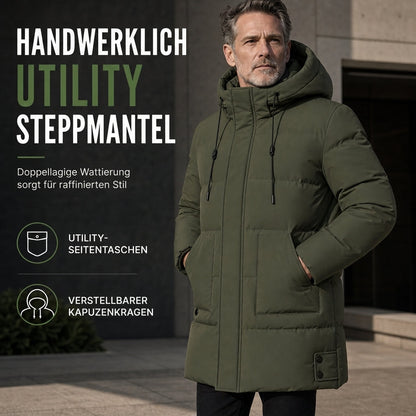 📢🎉50%Rabatt!!!🛍️✨Herren Freizeit Mittellange Gepolsterte Winter Verdickte Warme Oberbekleidung Mantel Übergröße
