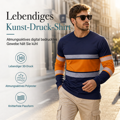 ⏳ Nur noch heute: 50% Rabatt 🎯 Langärmliges Freizeit-T-Shirt für Herren
