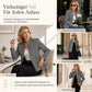 📢🎉50%Rabatt!!!🛍️✨Hahnentritt-Design mit offenem Vorderteil, geteiltem Stehkragen und schmaler Passform