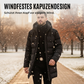 📢🎉50%Rabatt!!!🛍️✨Mittellange Kapuzen-Steppjacke für Herren