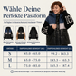 Damen Steppjacke mit Patchwork-Muster und Kapuze