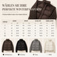 ⭐ Über 50.000 Mal verkauft ❄️ 50% Rabatt ✨ Damen Wintermantel mit Stehkragen – Zopfmuster, Patchwork, kurz & warm gefüttert