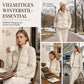 ⭐ Über 50.000 Mal verkauft ❄️ 50% Rabatt ✨ Damen Wintermantel mit Stehkragen – Zopfmuster, Patchwork, kurz & warm gefüttert