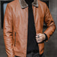 🏷️ Spare 50% – Nur für kurze Zeit 🔥🧥 Plush-Lined Warmth, Refined Leather-Look Style | Men's Zip Jacket