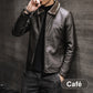 🏷️ Spare 50% – Nur für kurze Zeit 🔥🧥 Plush-Lined Warmth, Refined Leather-Look Style | Men's Zip Jacket
