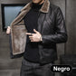 🏷️ Spare 50% – Nur für kurze Zeit 🔥🧥 Plush-Lined Warmth, Refined Leather-Look Style | Men's Zip Jacket