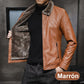🏷️ Spare 50% – Nur für kurze Zeit 🔥🧥 Plush-Lined Warmth, Refined Leather-Look Style | Men's Zip Jacket
