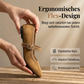 🎉 Nur heute -50%! 🎉 Bequeme Damen-Ballerinas aus PU in Wildleder-Optik mit Riemchen