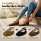 🎉 Nur heute -50%! 🎉 Bequeme Damen-Ballerinas aus PU in Wildleder-Optik mit Riemchen