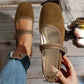 🎉 Nur heute -50%! 🎉 Bequeme Damen-Ballerinas aus PU in Wildleder-Optik mit Riemchen