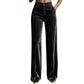📢📢50%Rabatt!!!🎉✨Lässige, weit geschnittene Damen-Hosen mit hohem Bund und fallendem Stoff