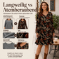 🔥 Beliebtes Produkt ！✨ Elegantes Kleid für Damen mit Ahornblatt-Print