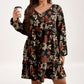 🔥 Beliebtes Produkt ！✨ Elegantes Kleid für Damen mit Ahornblatt-Print
