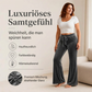 🔥 50% Rabatt – nur heute! 🎉 Samt-Schlaghose mit Kordelzug für Damen