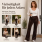 🔥 50% Rabatt – nur heute! 🎉 Samt-Schlaghose mit Kordelzug für Damen