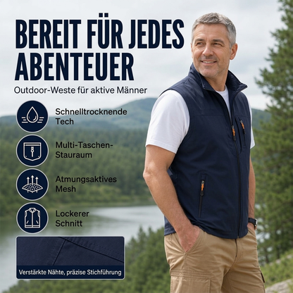 🔥 Beliebtes Produkt ✨ Herren-Freizeit-Stehkragen-Outdoorweste