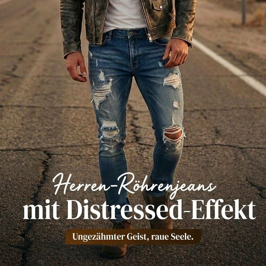 💞 Über 100.000 verkauft! ⭐ Modische zerrissene Skinny-Jeans für Herren