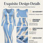 🔥 Beliebtes Produkt ！✨Bedrucktes langärmeliges Bodycon-Maxikleid für Damen