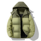🎯💥 50% Rabatt + Gratis Versand! 🚚✨Herren Winter-Steppjacke mit Kapuze im Color-Block-Design