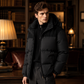 🎯💥 50% Rabatt + Gratis Versand! 🚚✨Herren Winter-Steppjacke mit Kapuze im Color-Block-Design