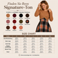 🍂 Elegantes Karo-Kleid mit Crop-Top-Set – Feminin, bequem & immer passend