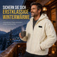 📢🎉50%Rabatt!!!🛍️✨Herren-Kapuzenjacke aus Sherpa-Fleece mit Zopfmuster-Prägung, Reißverschluss und Taschen
