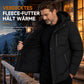 🔥 50% RABATT 🧥 Herren-Wintermantel mit Fleecefutter und abnehmbarer Kapuze 🚚 Versandkostenfrei