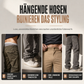 Cargo-Jogginghose für Herren, unifarben, im lässigen Stil