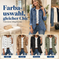 📢🎉50%Rabatt!!!🛍️✨Leger geknöpftes Jeans-Shacket für Damen