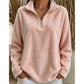 🔥 Beliebtes Produkt ！✨Bequemes, gemütliches Quarter-Zip-Sweatshirt für Damen