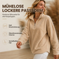 🔥 Beliebtes Produkt ！✨Bequemes, gemütliches Quarter-Zip-Sweatshirt für Damen