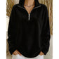 🔥 Beliebtes Produkt ！✨Bequemes, gemütliches Quarter-Zip-Sweatshirt für Damen