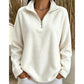 🔥 Beliebtes Produkt ！✨Bequemes, gemütliches Quarter-Zip-Sweatshirt für Damen