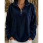🔥 Beliebtes Produkt ！✨Bequemes, gemütliches Quarter-Zip-Sweatshirt für Damen