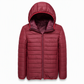 📢🎉50%Rabatt!!!🛍️✨Leichte, gesteppte Herren-Baumwolljacke mit Kapuze, kurz geschnitten, casual, für den Winter, in großen Größen