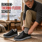 Herren Winter-Schlupfschuhe – wasserdicht, warm gefüttert, rutschfeste weiche Sohle & ideal für Senioren