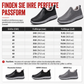 Herren Winter-Schlupfschuhe – wasserdicht, warm gefüttert, rutschfeste weiche Sohle & ideal für Senioren