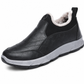 Herren Winter-Schlupfschuhe – wasserdicht, warm gefüttert, rutschfeste weiche Sohle & ideal für Senioren