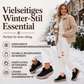 Damen-Freizeit-Winterschuhe mit Plüschfutter