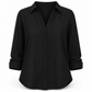 ⌛ Nur solange Vorrat reicht – danach regulärer Preis! Damen Elegante Freizeitbluse mit Langarm und Knopfleiste